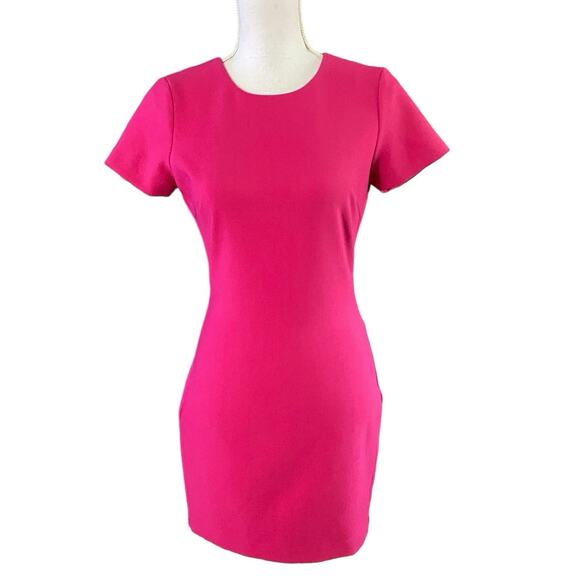 Likely Size 4 Manhattan Bodycon Mini Dress Revolve Fuchsia Hot Pink - Picture 3 of 7